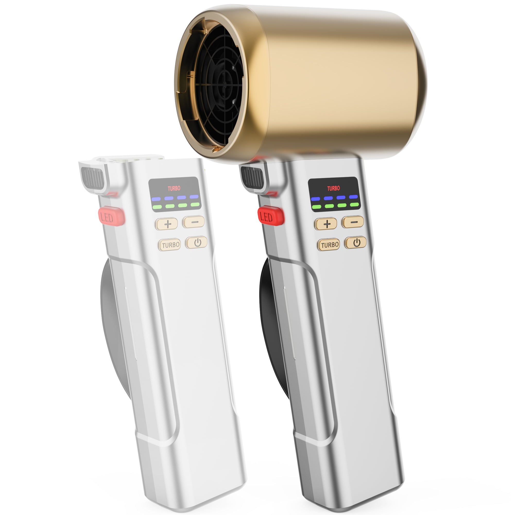 VortLab 730PRO Car Blower for Drying Cordless | Up to 260MPH 740CFM Turbo - Silver